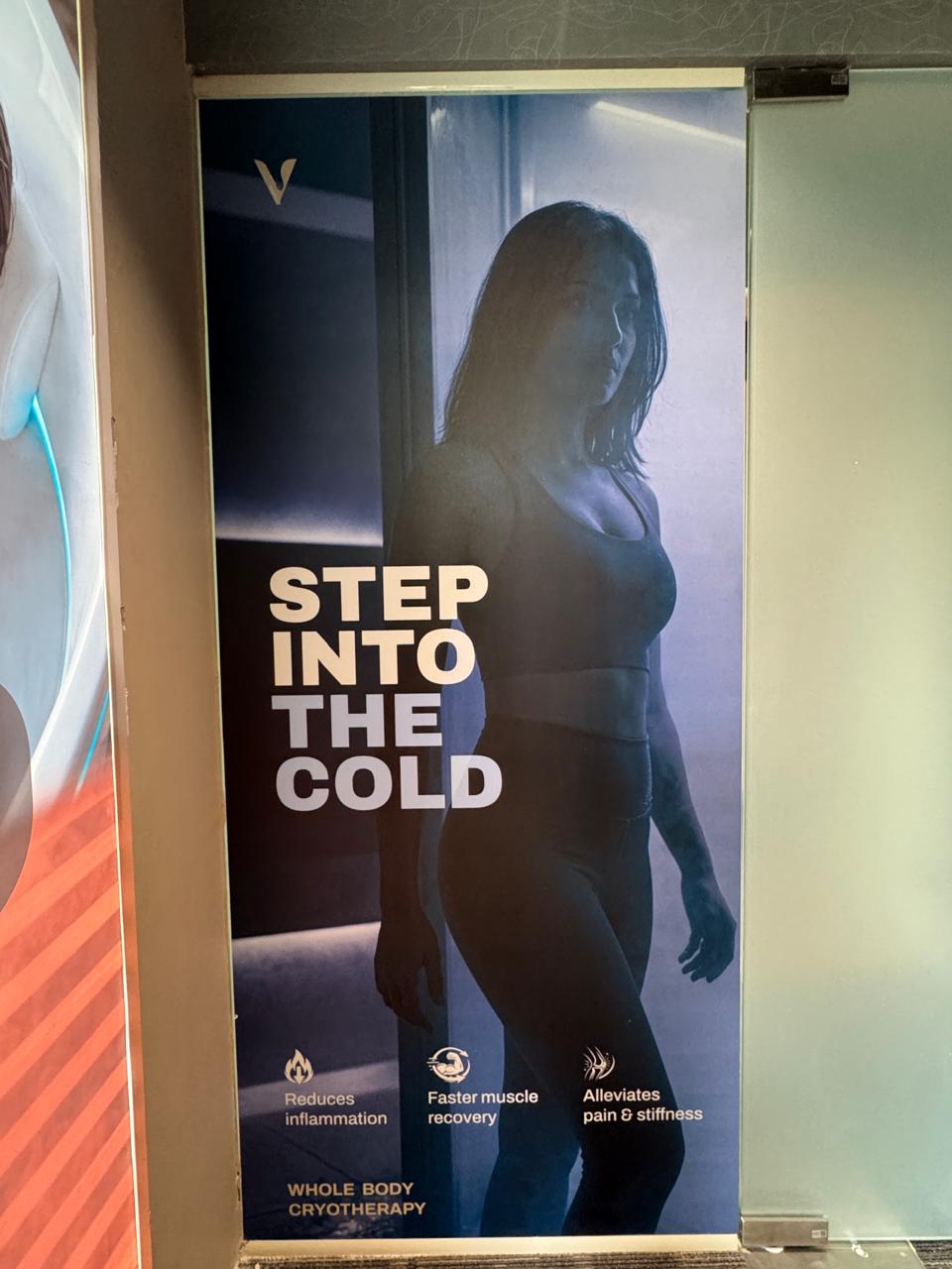 Step Into The Cold — whole body cryotherapy room at VAURA Wellness